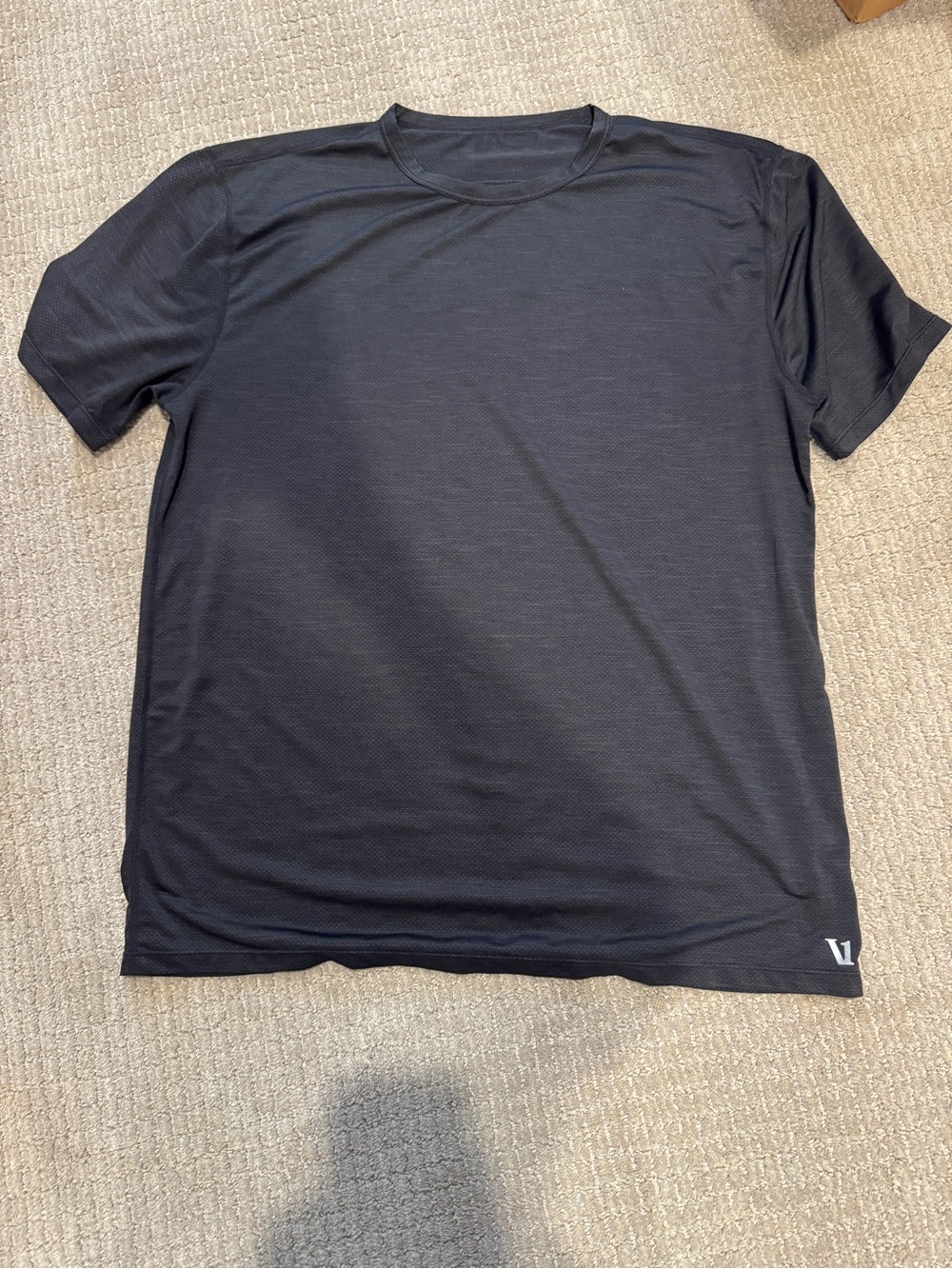 Performance Crew Neck Tee in Black